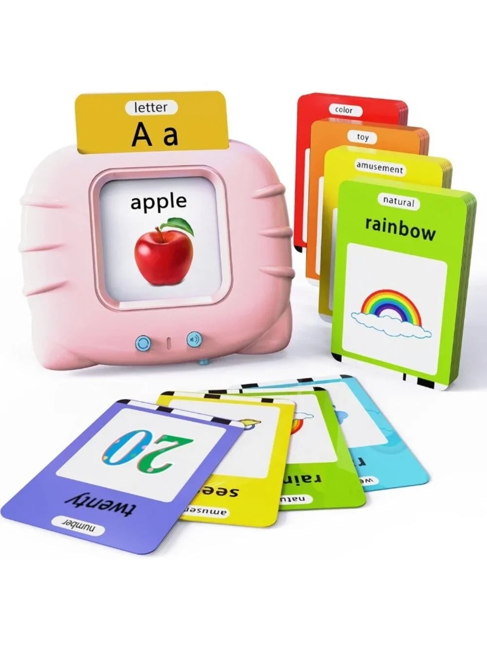 Educational Music Toy for Toddlers 1-5, 252 Sight Words Flash Cards, Learn